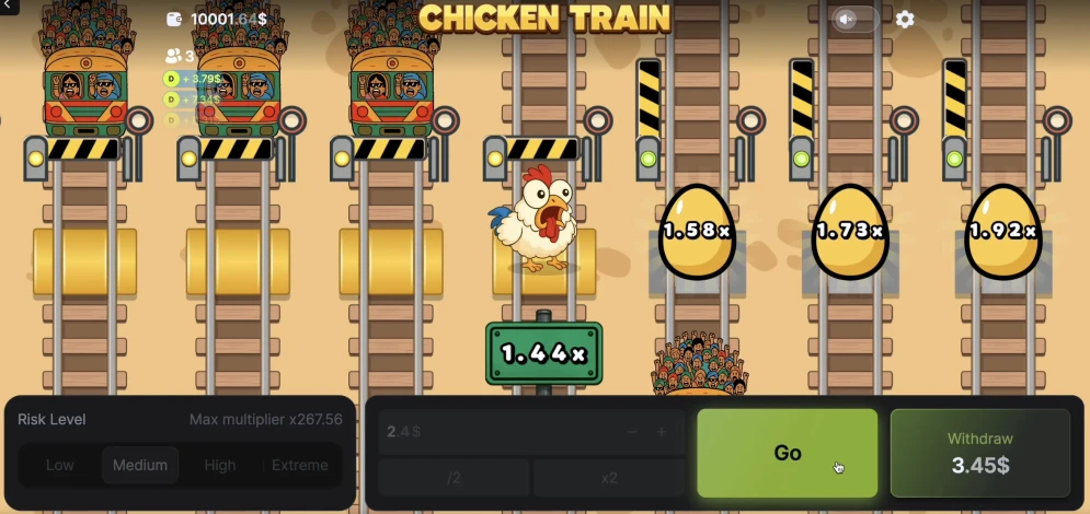 Chicken vs Train Game