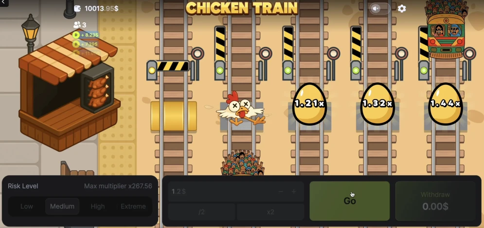 Chicken vs Train Game