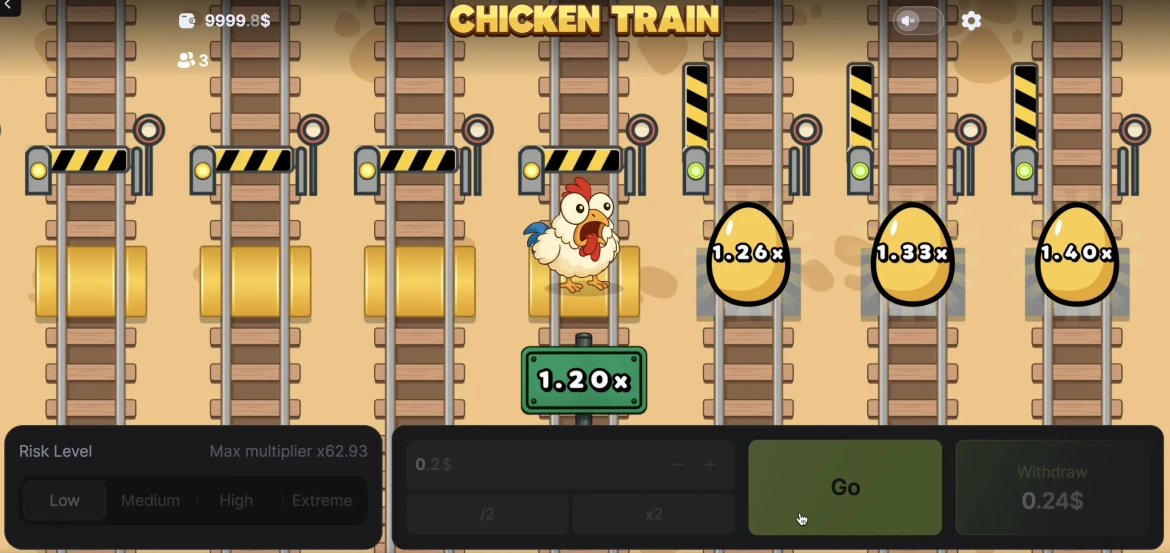 Chicken vs Train