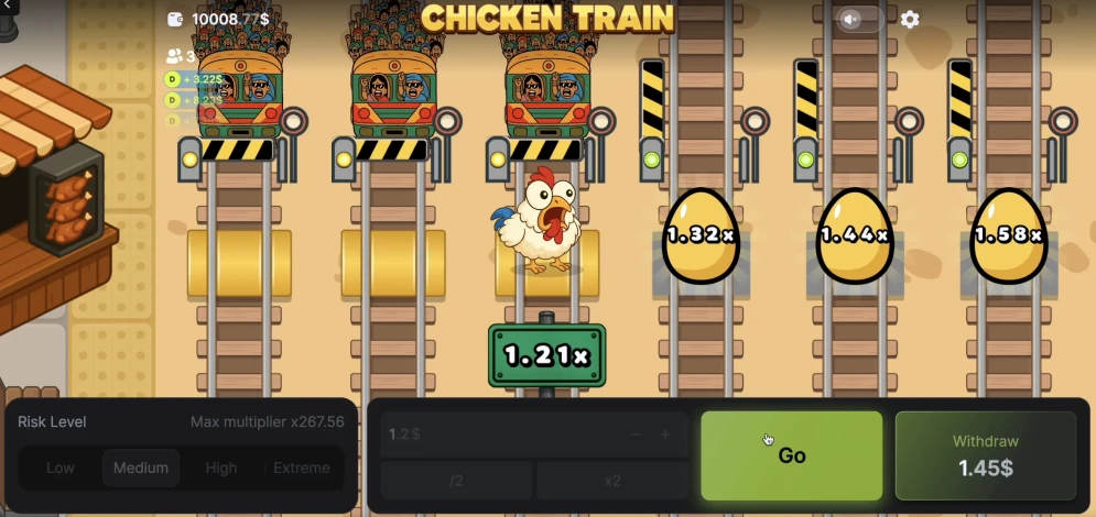 Chicken vs Train Game